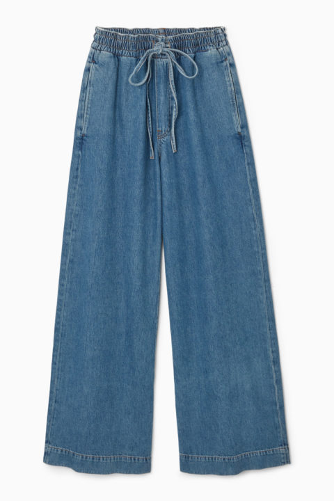 COS wide-leg fluid denim trousers