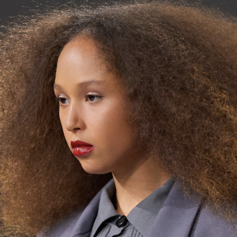 model with long hair, rosemary oil for hair growth