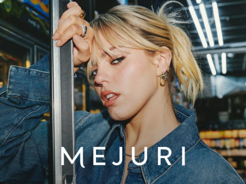 Renee Rapp in Mejuri's latest earring campaign